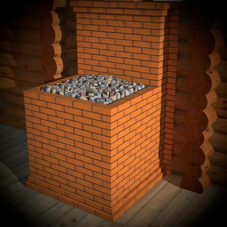 Brick stove for a bath with his hands: instructions for beginners
