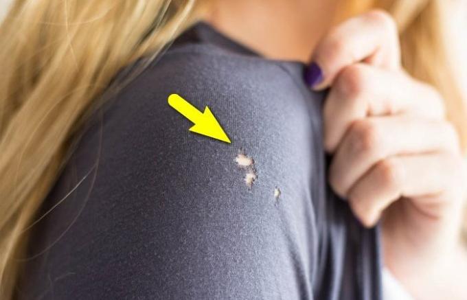 
How to mend torn clothes quietly, without a needle and thread. 