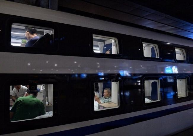 Chinese second-class carriage, which our countrymen only envy