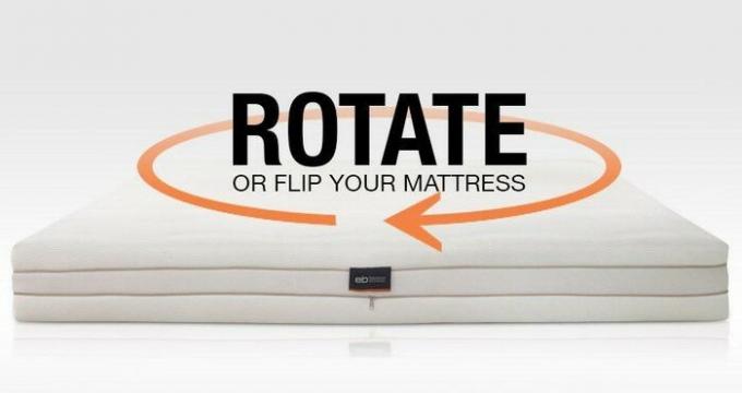 Rotate 180 degrees - a necessary procedure for extending the life of the mattress