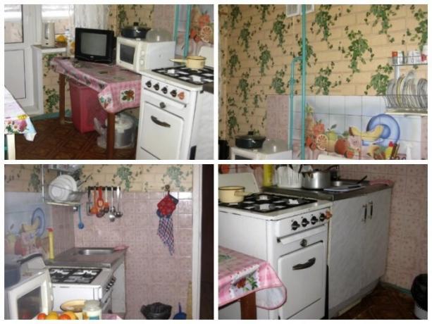 Such was the mother's kitchen, which decided to completely renovate. | Photo: youtube.com.