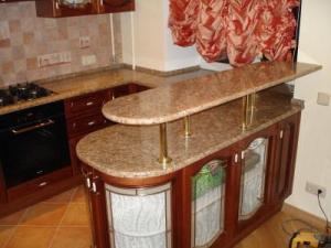 bar table in the kitchen