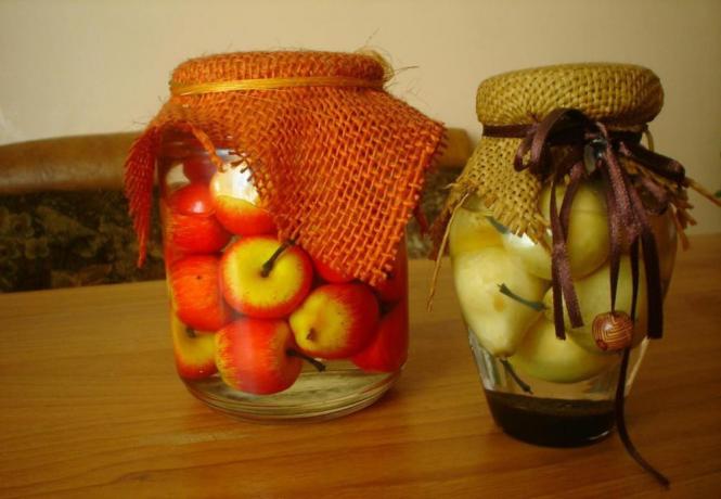 Jars decoration