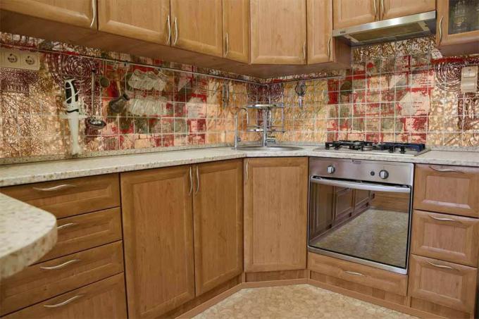 mosaic panel for kitchen
