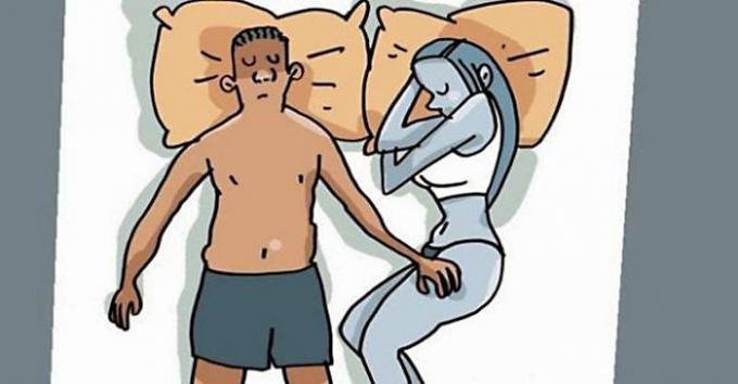 
Posture during sleep characterizes relationships within couples