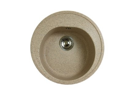 Round ceramic kitchen sink - standard design