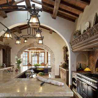 Spanish style kitchen interior