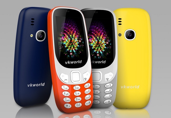 Vkworld Z3310 copies the legendary Nokia and costs only $10 - Gearbest Blog Russia